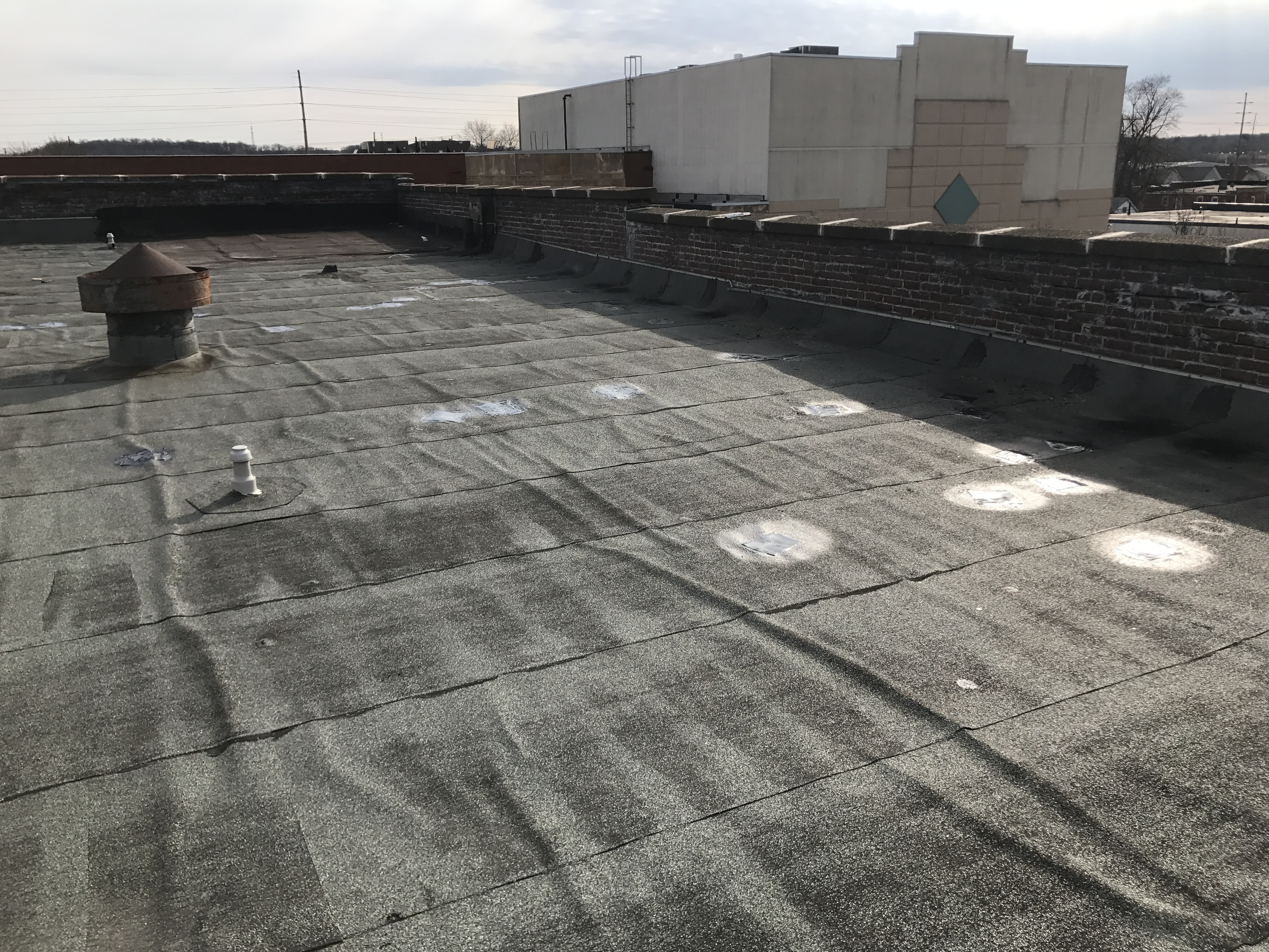 Roof restoration project in Ohio